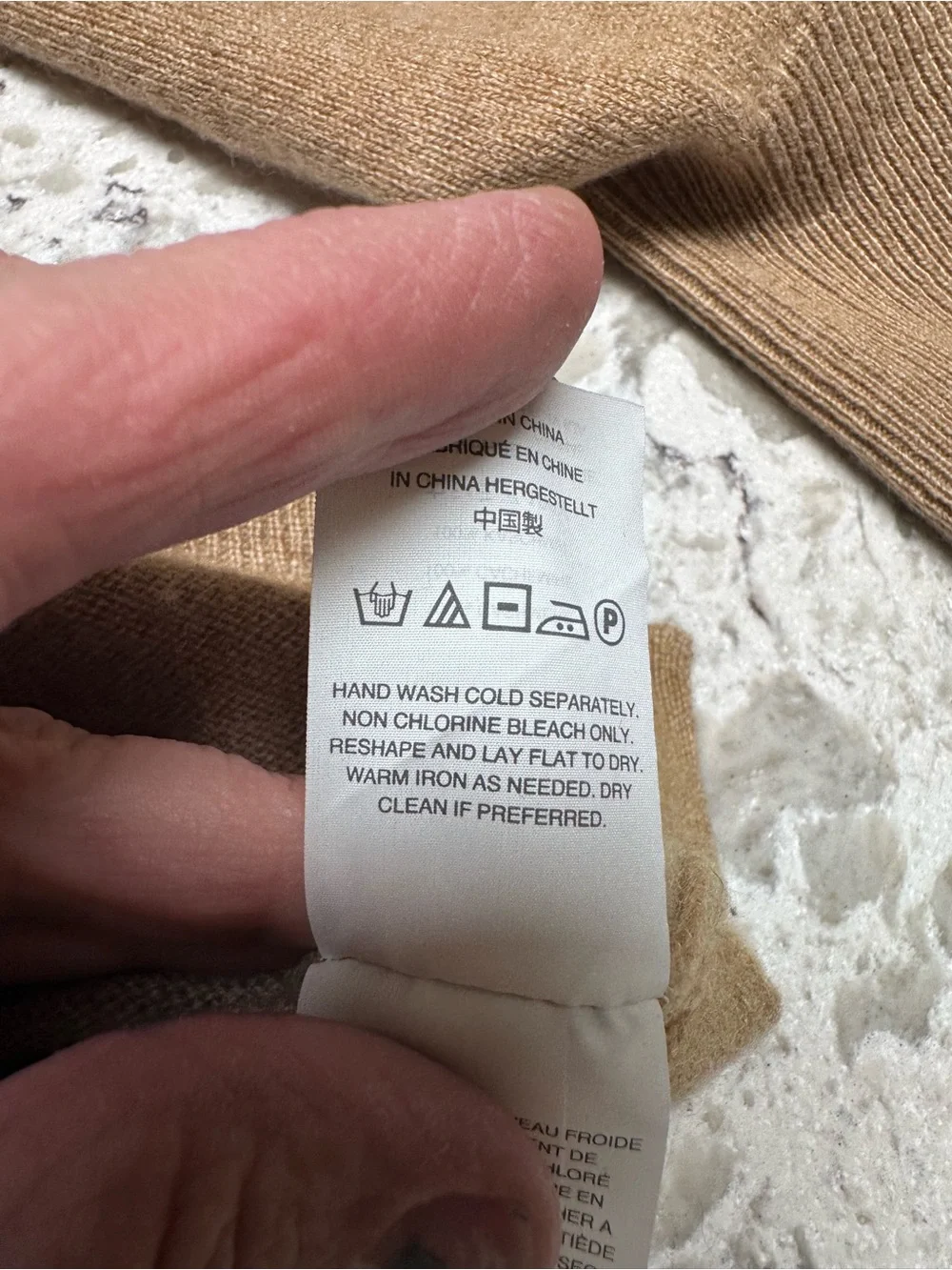 J. Crew Women's Cashmer Crewneck Sweater in Camel